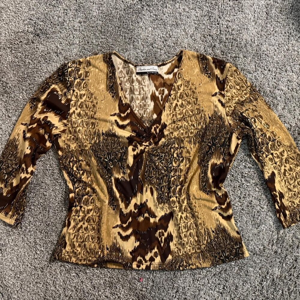 Inc Women's Animal Print Blouse
